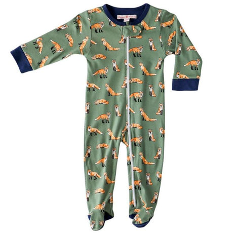 Green Fox Footie - HoneyBug 