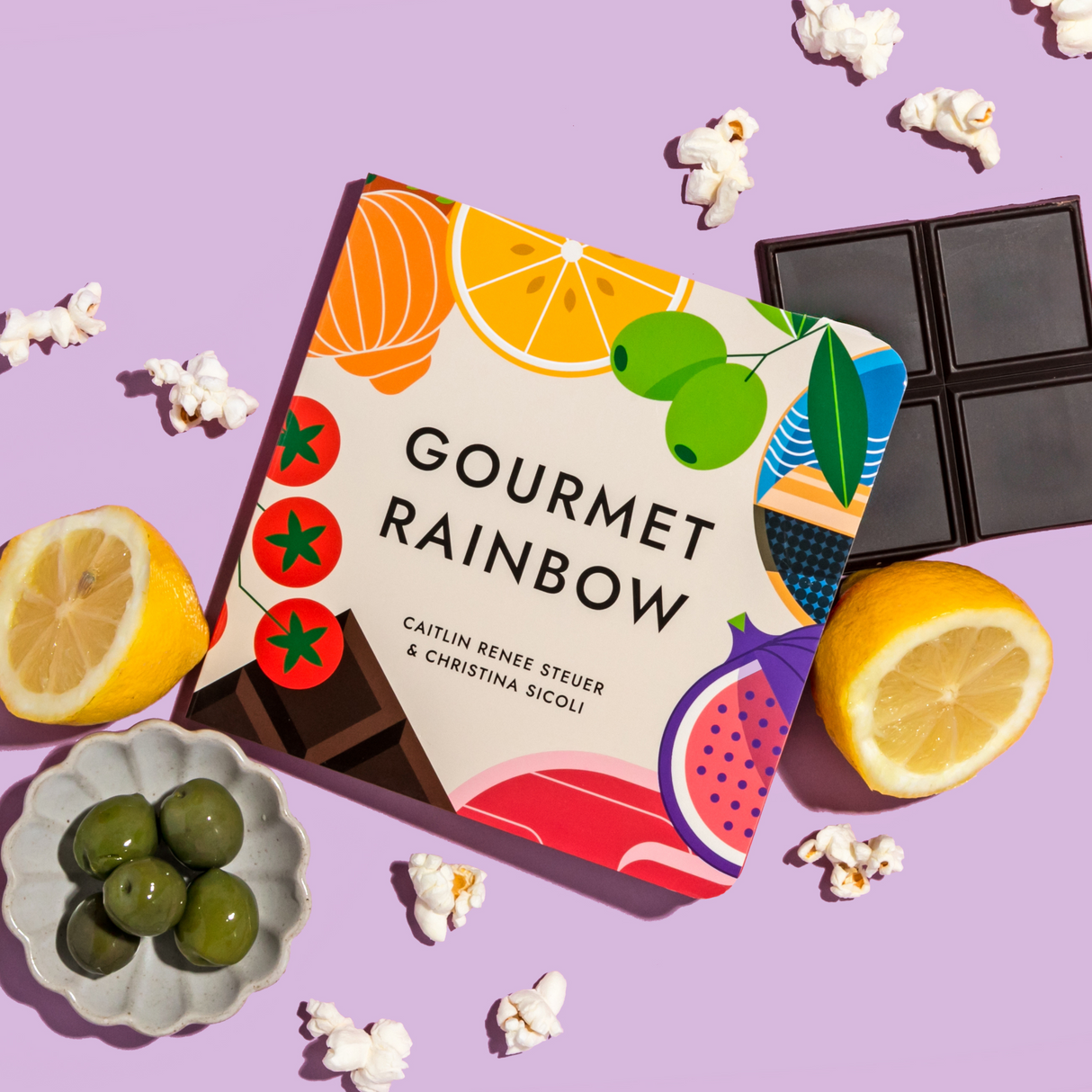 Gourmet Rainbow Board Book - HoneyBug 