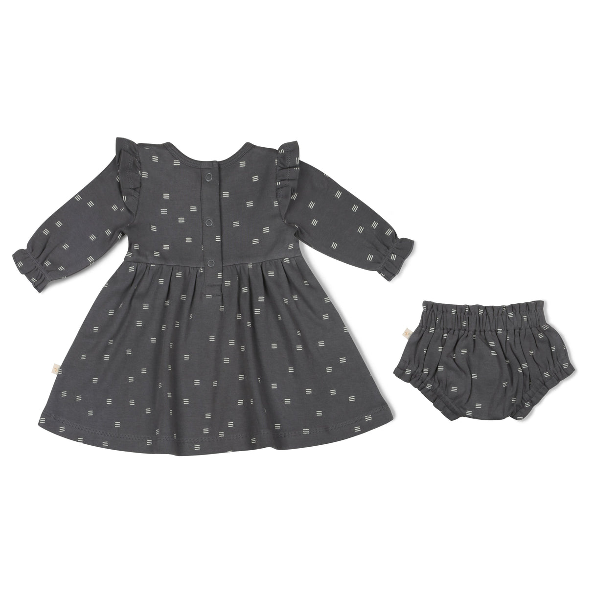 Organic Ruffle Dress - Tribe - HoneyBug 