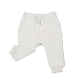 Organic Fleece Jogger Pants - Natural - HoneyBug 