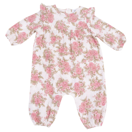 Ruffle Sleeve Romper - HoneyBug 