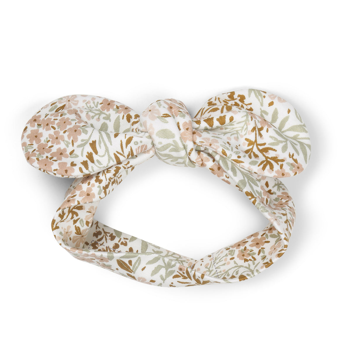 Organic Headwrap - Gardenia - HoneyBug 