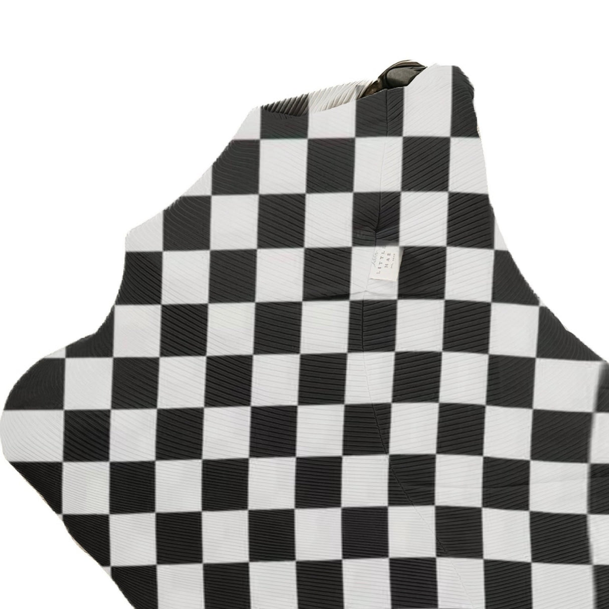 Race Black & White Checkered Carseat Cover