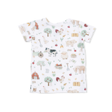 Cute Farm Animals Uni - Short Sleeve Loungewear Set