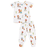 Vintage Cowboys - Short Sleeve Loungewear Set