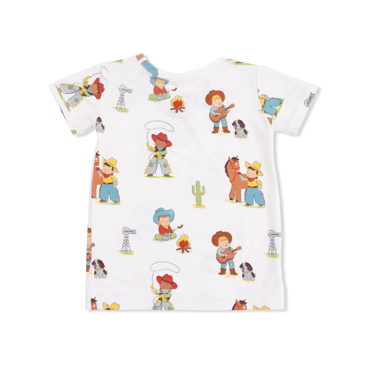 Vintage Cowboys - Short Sleeve Loungewear Set