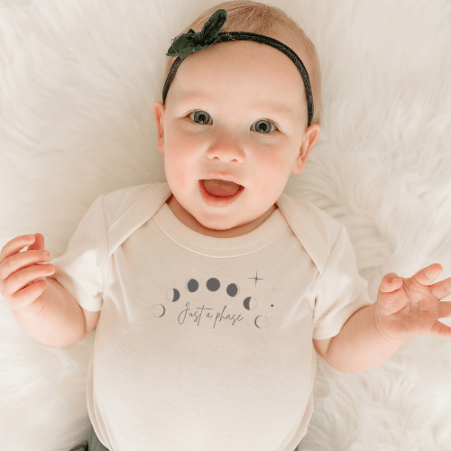 graphic bodysuit | just a phase - HoneyBug 