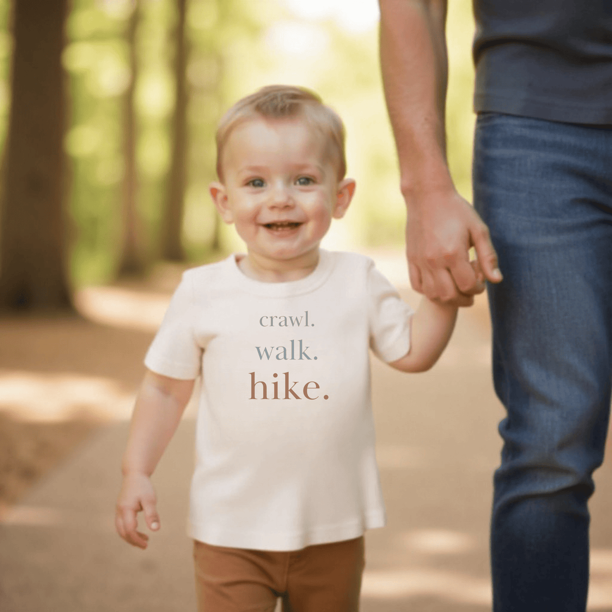 graphic tee | crawl walk hike - HoneyBug 