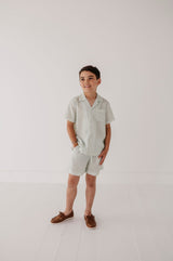 Boy's Drawstring Linen Shorts