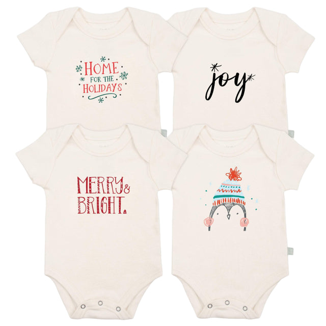 graphic bodysuit set | holiday 4 pack + 1 free - HoneyBug 