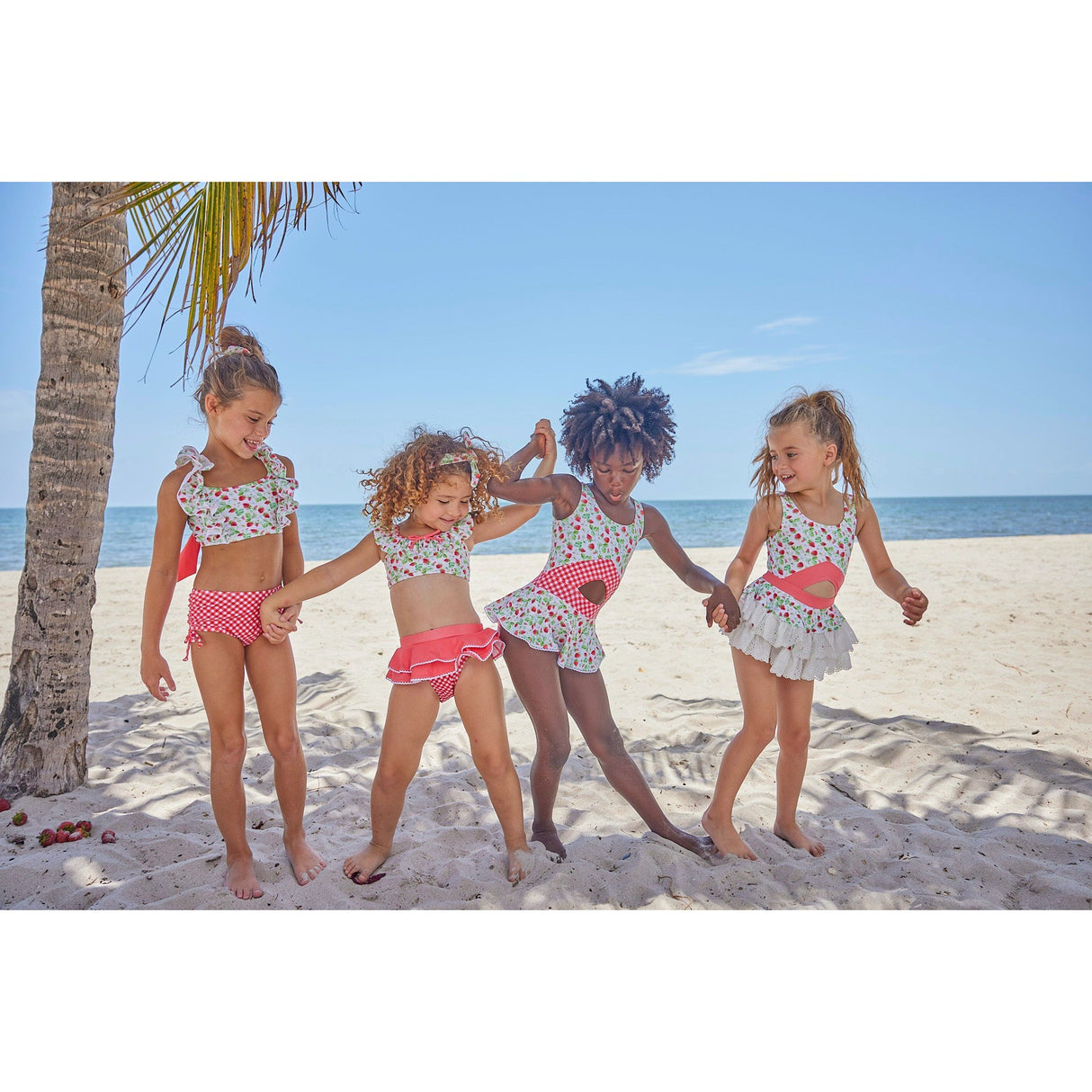 Paradise Castle One Piece Swimsuit - HoneyBug 