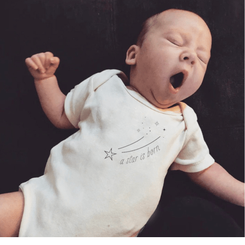 graphic bodysuit | star is born - HoneyBug 