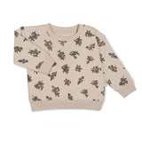Organic Fleece Sweatshirt - Posy - HoneyBug 