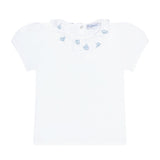 Blue Heart Print Tee