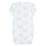 Blue Lamb Print Gown