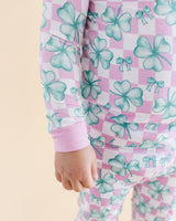 Bamboo Two Piece Set | Shamrock & Bows - HoneyBug 