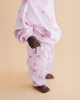 Cargo Jogger Set | Pink Bows - HoneyBug 
