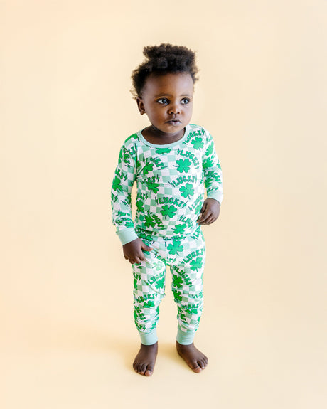 Bamboo Two Piece Set | Lucky Shamrock - HoneyBug 