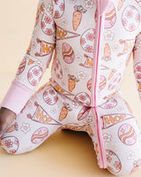 Bamboo Zip Romper | Easter Hop - HoneyBug 