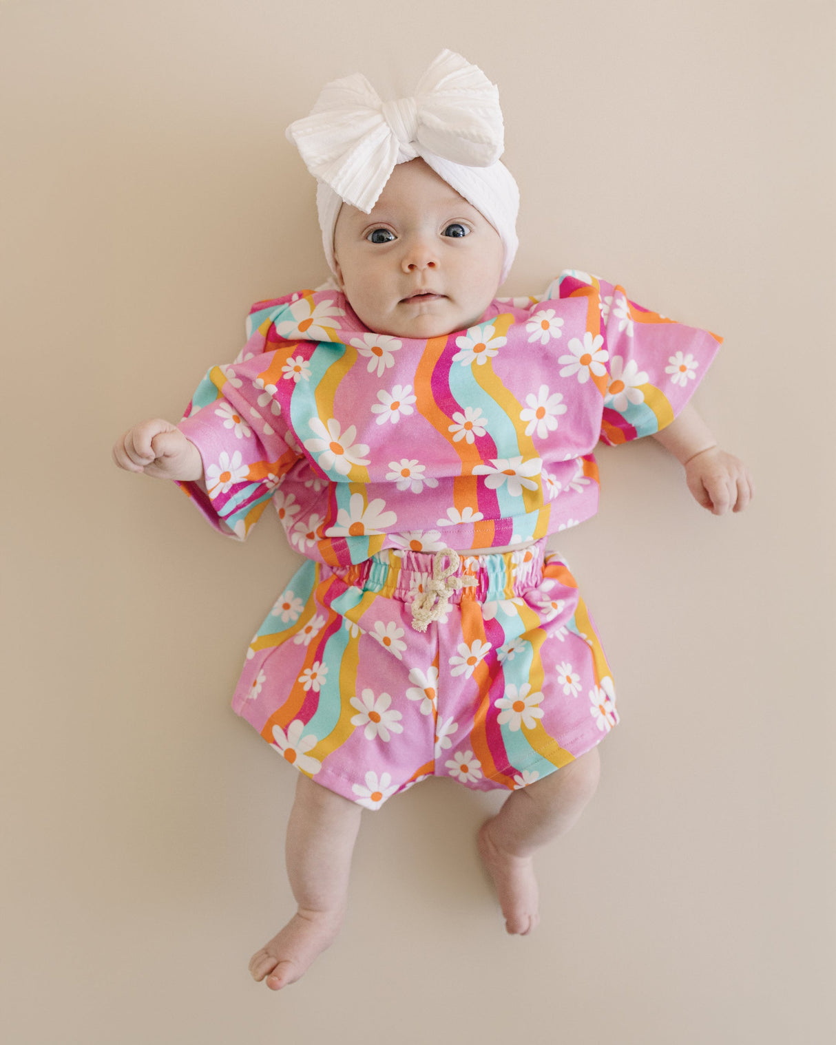 Shorts Set | Groovy Daisy - HoneyBug 