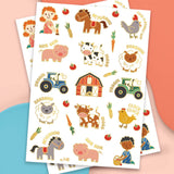 Farm Life Tats - 30 Foil Temporary Tattoos