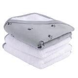 3 Pack Washcloth Set - Blue Cherries - HoneyBug 