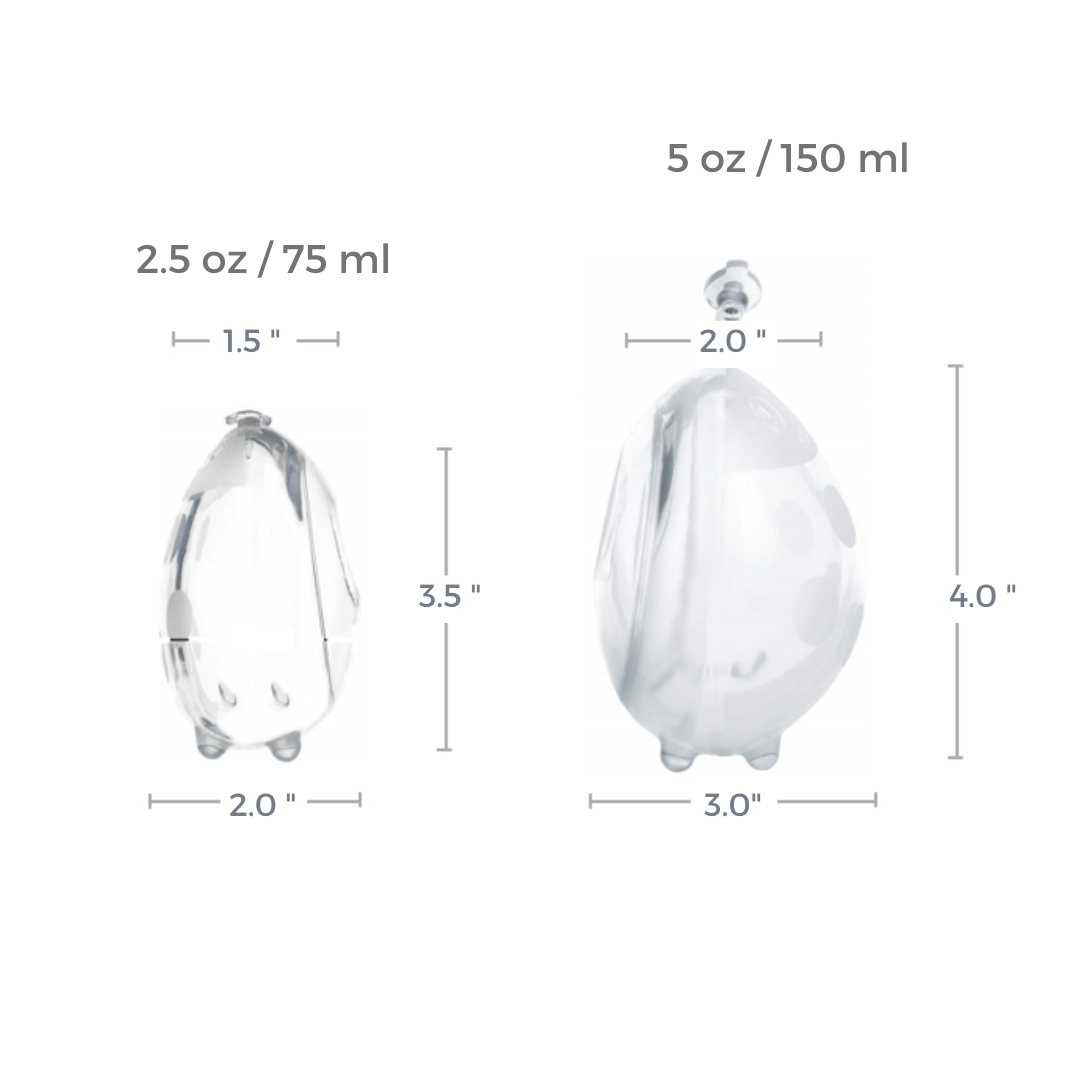 Haakaa Ladybug Silicone Milk Collector 2.5 oz/75 ml - HoneyBug 