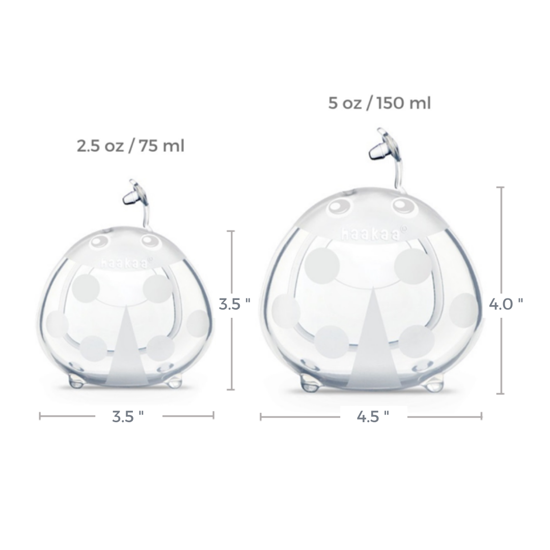 Haakaa Ladybug Silicone Milk Collector 2.5 oz/75 ml - HoneyBug 