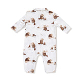 Polo Romper - HoneyBug 
