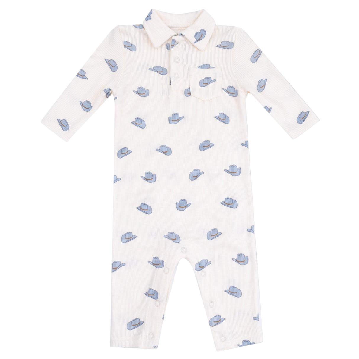 Polo Romper - HoneyBug 