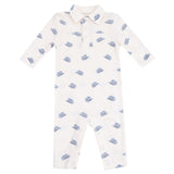 Polo Romper - HoneyBug 