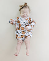 Bubble Romper | Milk & Cookies - HoneyBug 
