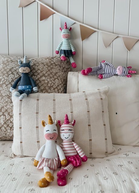 Tiny Dancing Unicorn - White - HoneyBug 