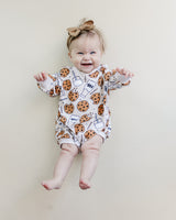 Bubble Romper | Milk & Cookies - HoneyBug 