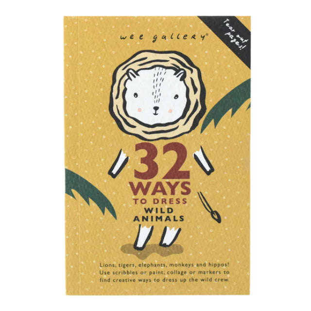 32 Ways to Dress Wild Animals - Activity Book - HoneyBug 