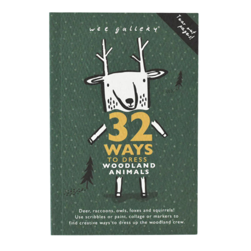 32 Ways to Dress Woodland Animals - Activity Book - HoneyBug 