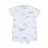 Little Whales - Polo Shortie & Bandana Bib