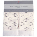 Sparrows Bamboo Muslin Newcastle Blankie - HoneyBug 