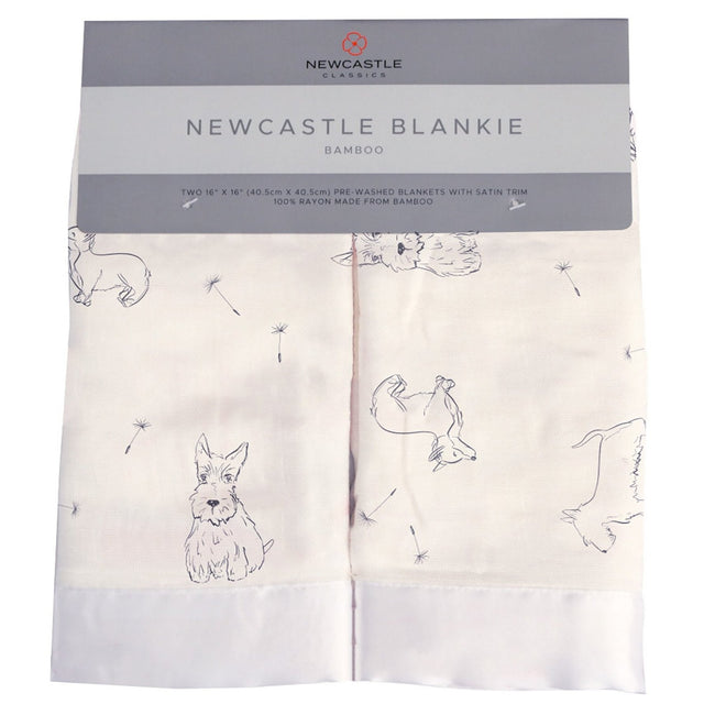 Corgi Bamboo Muslin Security Baby Blankie - HoneyBug 