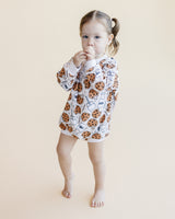 Bubble Romper | Milk & Cookies - HoneyBug 