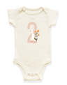 Goose Monthly Milestone Organic Baby Bodysuit
