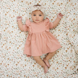 Vanilla Organic Cotton Ribbed Head Wrap - HoneyBug 