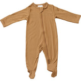 Mustard Bamboo Footed Zipper - HoneyBug 