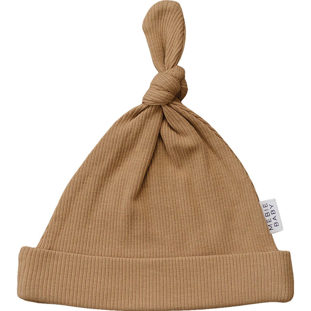 Cafe Organic Ribbed Newborn Knot Hat - HoneyBug 