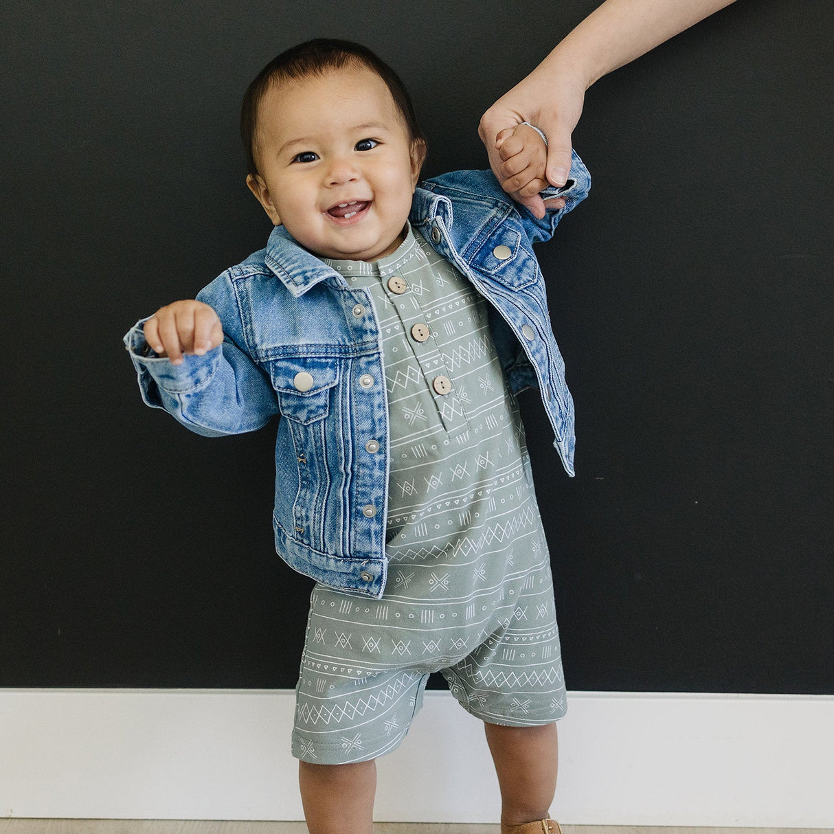Mebie Baby Jean Jacket - HoneyBug 