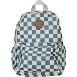 Green Checkered Mini Backpack - HoneyBug 