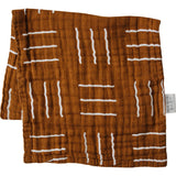 Mustard Mudcloth Muslin Burp Cloth - HoneyBug 