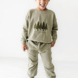 Organic Kids Sweatshirt - Woods - HoneyBug 