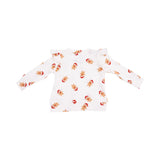 Ruffle Top - Gingerbread - HoneyBug 