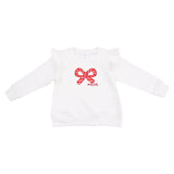 Candy Canes - Ruffle Sweatshirt - HoneyBug 